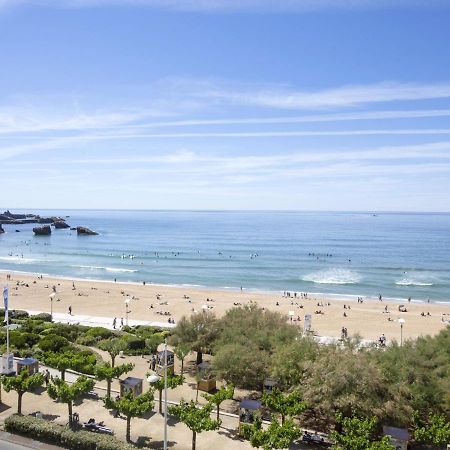 Superbe Studio Face A La Mer Acces Direct Plage Biarritz Buitenkant foto
