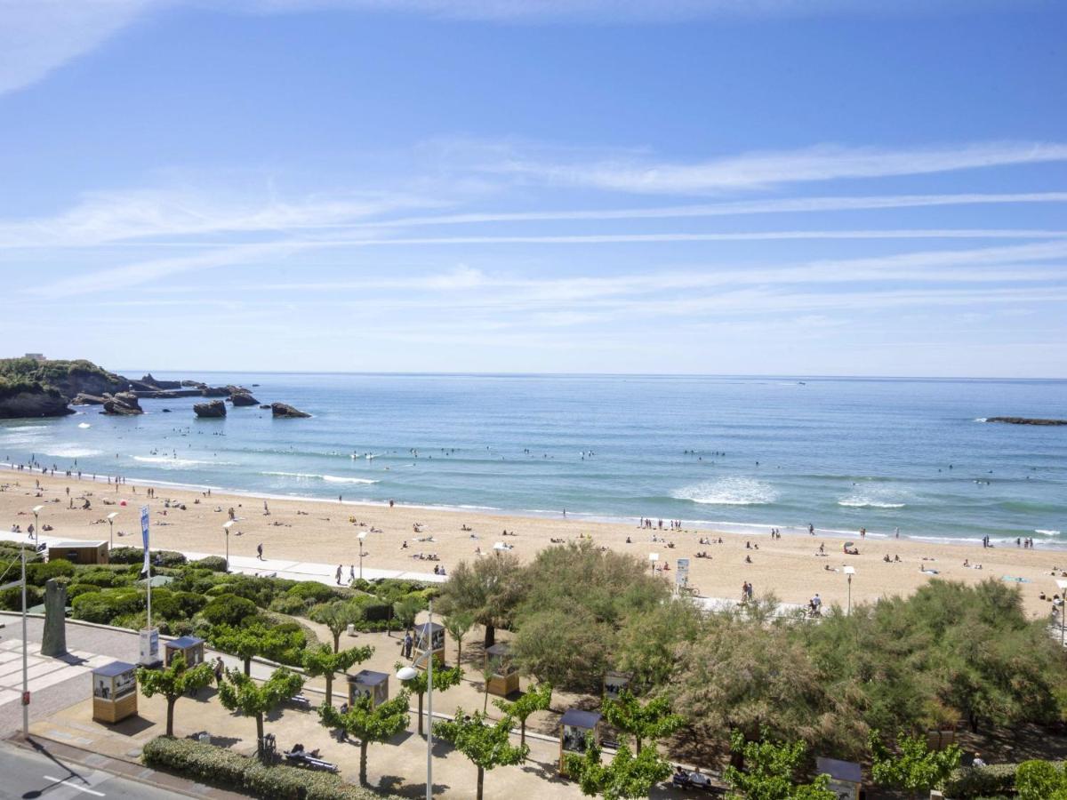 Superbe Studio Face A La Mer Acces Direct Plage Biarritz Buitenkant foto